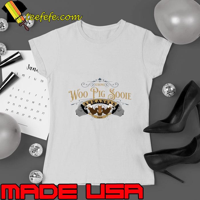 Arkansas Strong Woo Pig Sooie Ornament T-Shirt Ladies tee Arkansas Strong Woo Pig Sooie Ornament T-Shirt Ladies tee