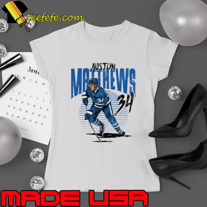 Auston Matthews Toronto Maple Leafs Hockey League T-Shirt Ladies tee Auston Matthews Toronto Maple Leafs Hockey League T-Shirt Ladies tee