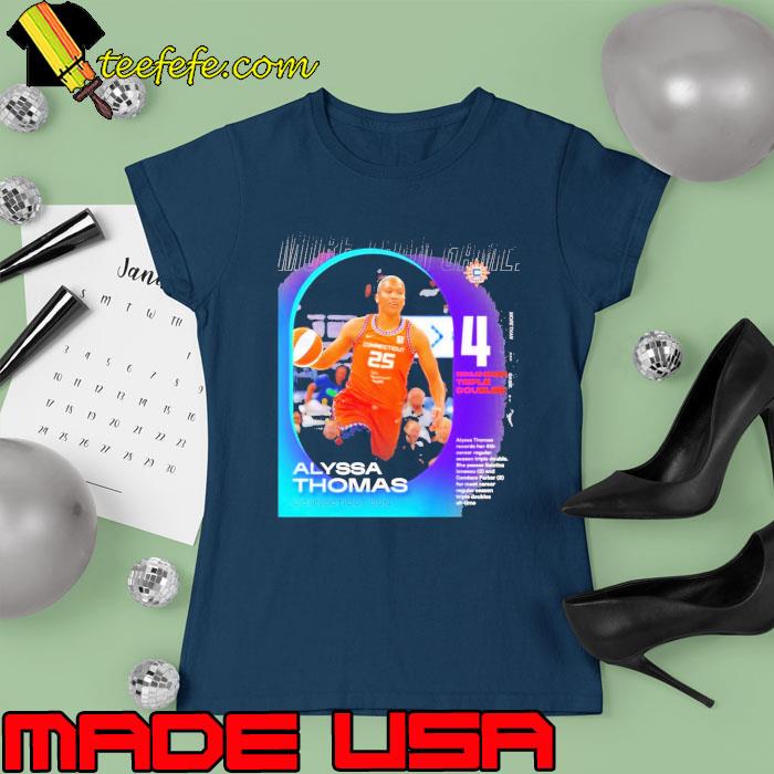 Awesome nOfficial non-All Star starter Alyssa Thomas breaks career triple double record s Ladies tee Awesome nOfficial non-All Star starter Alyssa Thomas breaks career triple double record s Ladies tee