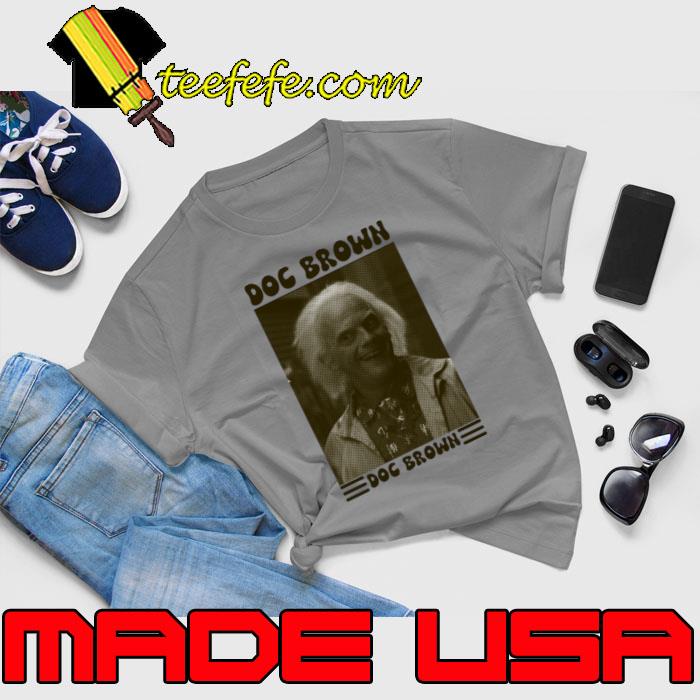 Back to the Future Doc Brown T-Shirt Unisex Back to the Future Doc Brown T-Shirt Unisex