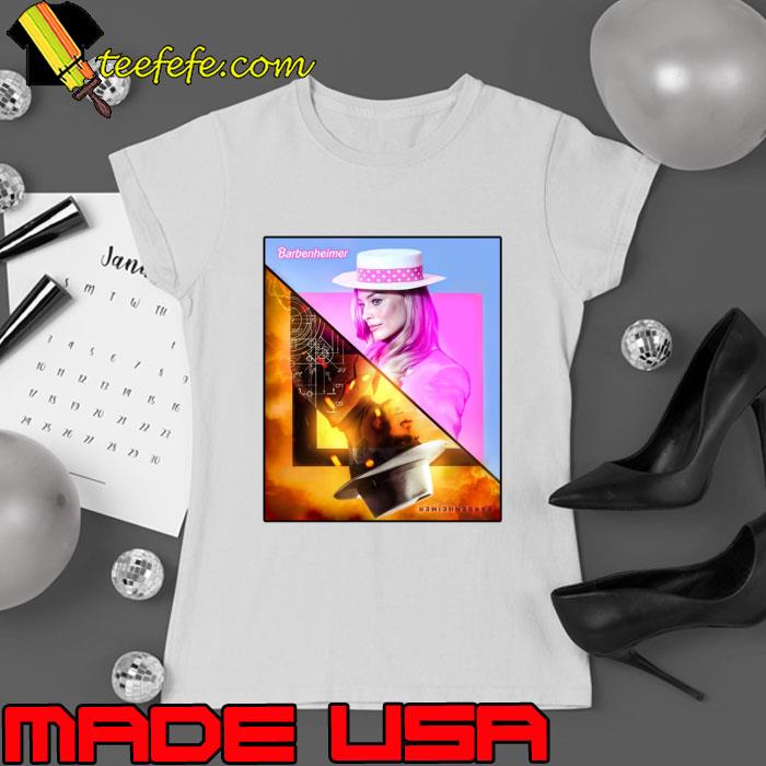 Barbenheimer barbie movie 2023 T-Shirt Ladies tee Barbenheimer barbie movie 2023 T-Shirt Ladies tee