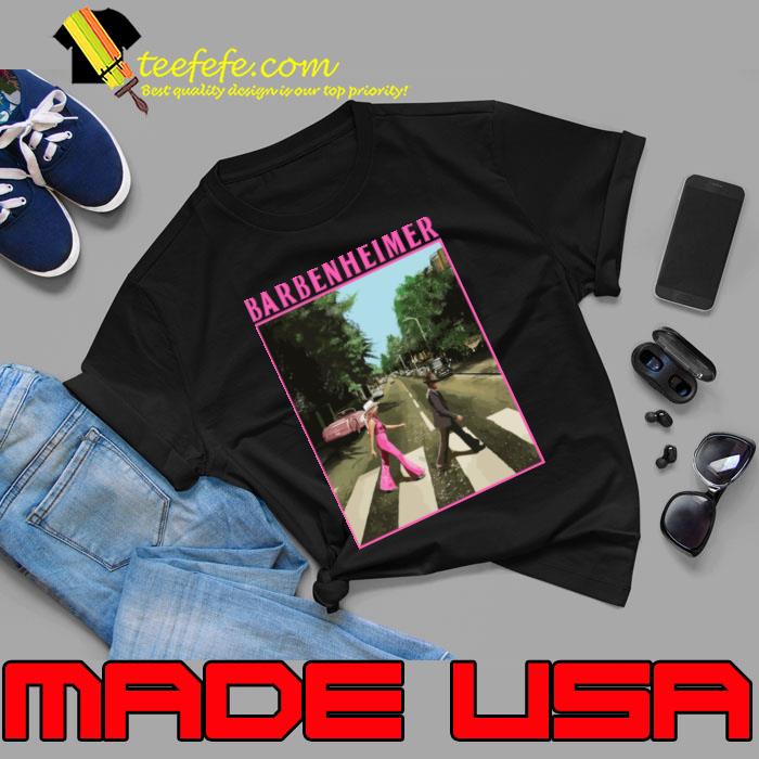 Barbenheimer Road Barbie Abbey road Movies Summer T-Shirt Barbenheimer Road Barbie Abbey road Movies Summer T-Shirt