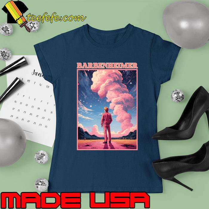 Barbenheimer The Starry Night style T-Shirt Ladies tee Barbenheimer The Starry Night style T-Shirt Ladies tee