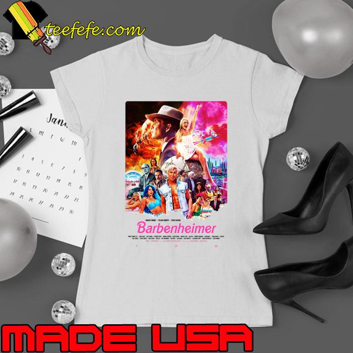 Barbie Oppenheimer an Internet phenomenon T-Shirt Ladies tee Barbie Oppenheimer an Internet phenomenon T-Shirt Ladies tee