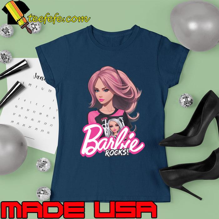 Barbie Rocks! T-Shirt Ladies tee Barbie Rocks! T-Shirt Ladies tee