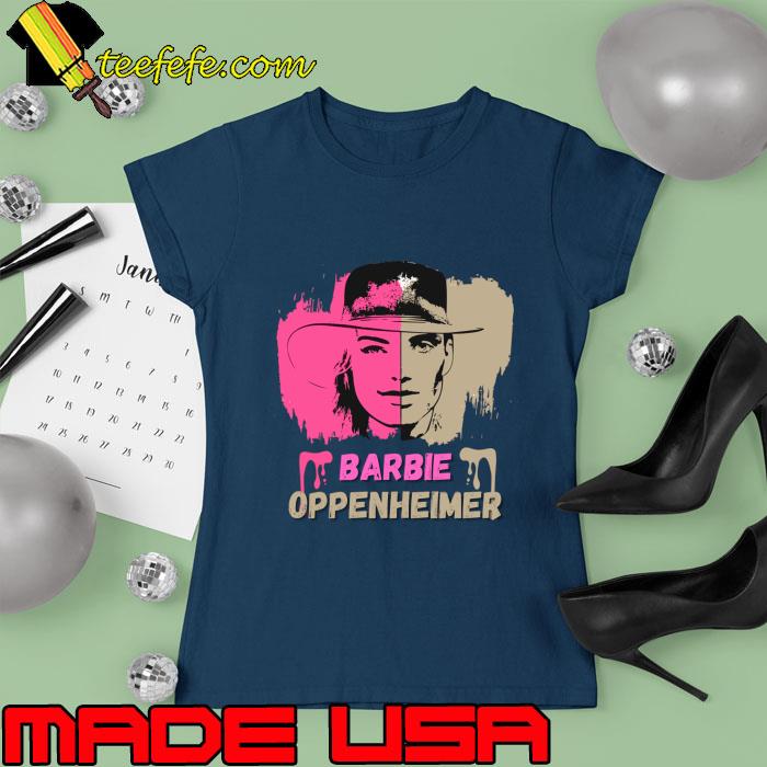 Barbie x Oppenheimer 2023 Barbenheimer Watercolor T-Shirt Ladies tee Barbie x Oppenheimer 2023 Barbenheimer Watercolor T-Shirt Ladies tee