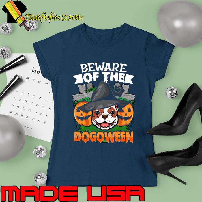 Beware Of The Gogoween Pumpkins Fur-tastic Halloween Hound Dog Witch T-Shirt Ladies tee Beware Of The Gogoween Pumpkins Fur-tastic Halloween Hound Dog Witch T-Shirt Ladies tee