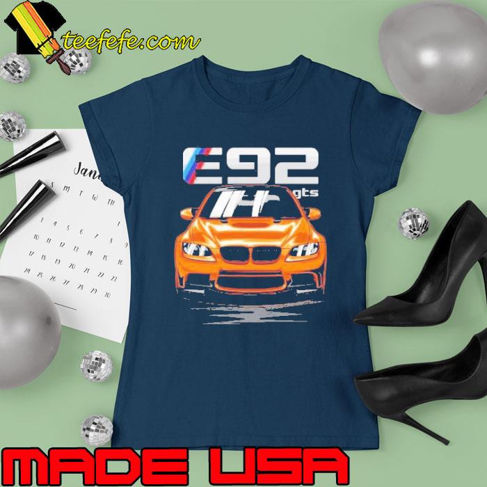 BMW E92 M3 Widebody Bavarian Racing Car s Ladies tee BMW E92 M3 Widebody Bavarian Racing Car s Ladies tee
