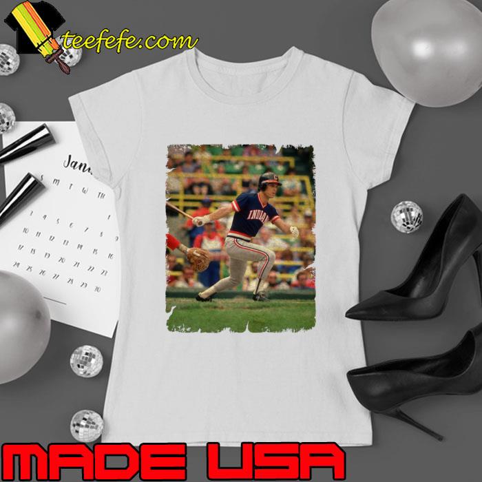 Brett Butler in Cleveland Guardians 1984 - 1987 Player baseball Sports Lover T-Shirt Ladies tee Brett Butler in Cleveland Guardians 1984 - 1987 Player baseball Sports Lover T-Shirt Ladies tee