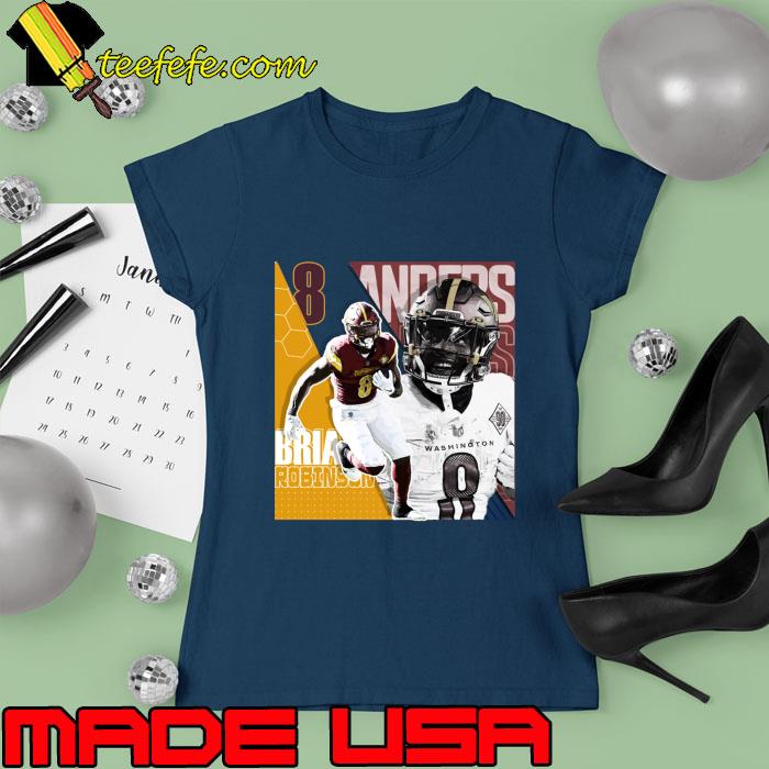 Brian Robinson Jr Football Design Poster Commanders T-Shirt Ladies tee Brian Robinson Jr Football Design Poster Commanders T-Shirt Ladies tee