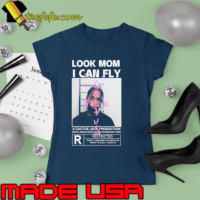 Cactus Jack Look Mom I Can Fly Travis Scott Astroworld s Ladies tee Cactus Jack Look Mom I Can Fly Travis Scott Astroworld s Ladies tee
