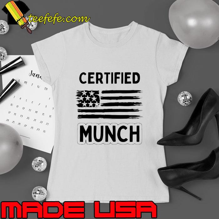 Certified Munch Ice Spice Flag T-Shirt Ladies tee Certified Munch Ice Spice Flag T-Shirt Ladies tee