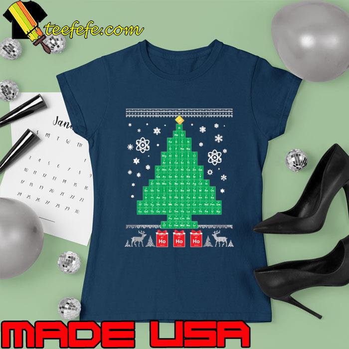 Chemistree Science Christmas T-Shirt Ladies tee Chemistree Science Christmas T-Shirt Ladies tee