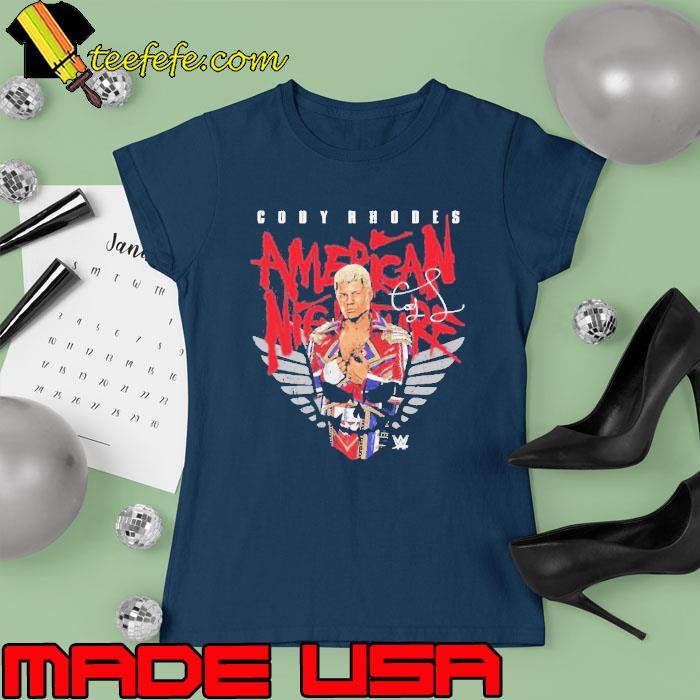 Cody Rhodes Skull American Nightmare signature s Ladies tee Cody Rhodes Skull American Nightmare signature s Ladies tee