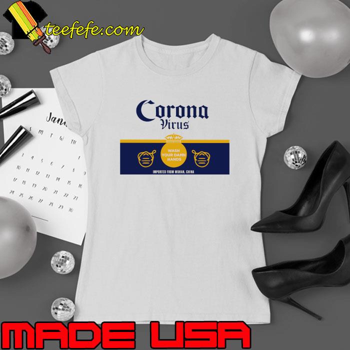 Corona Virus Label Logo Shirt Ladies tee Corona Virus Label Logo Shirt Ladies tee