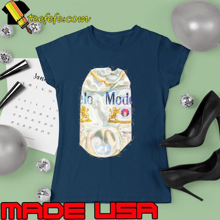 Crushed beer can especial on bw plywood 82 yopedro s Ladies tee Crushed beer can especial on bw plywood 82 yopedro s Ladies tee