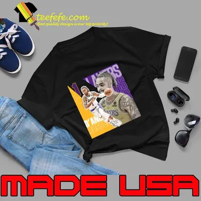 D'Angelo Russell Basketball Los Angeles Lakers T-Shirt