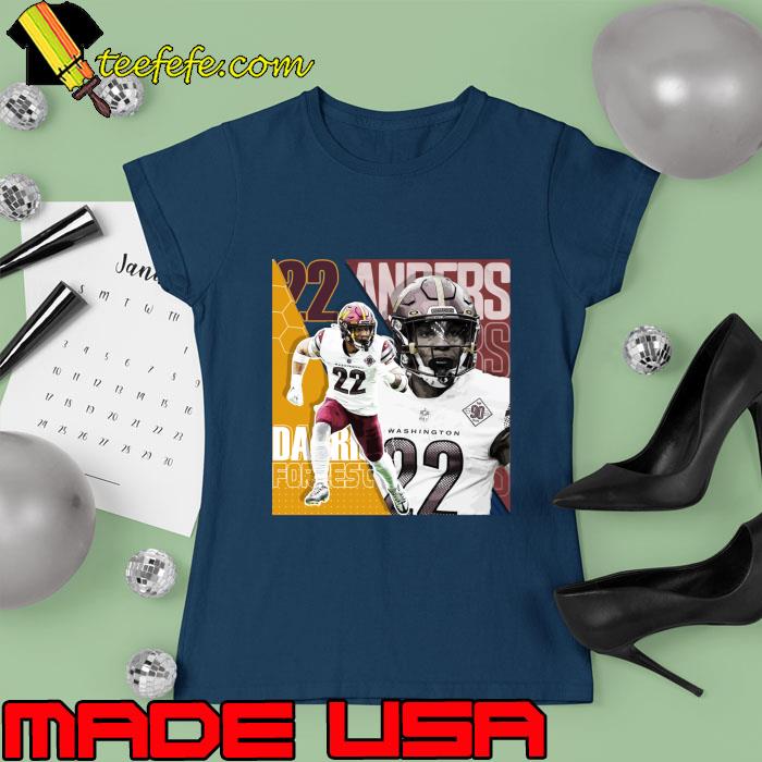 Darrick Forrest Football Design Poster Commanders T-Shirt Ladies tee Darrick Forrest Football Design Poster Commanders T-Shirt Ladies tee