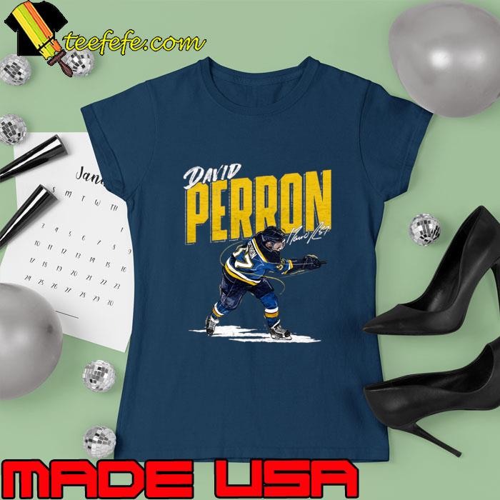 David Perron St. Louis Chisel Signature T-Shirt Ladies tee David Perron St. Louis Chisel Signature T-Shirt Ladies tee