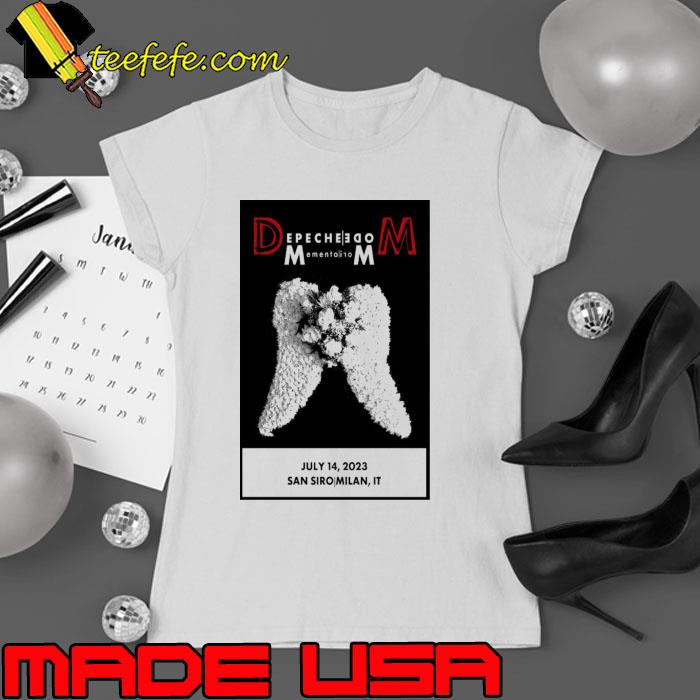 Depeche mode july 14 2023 san siro milan Italy poster shirt