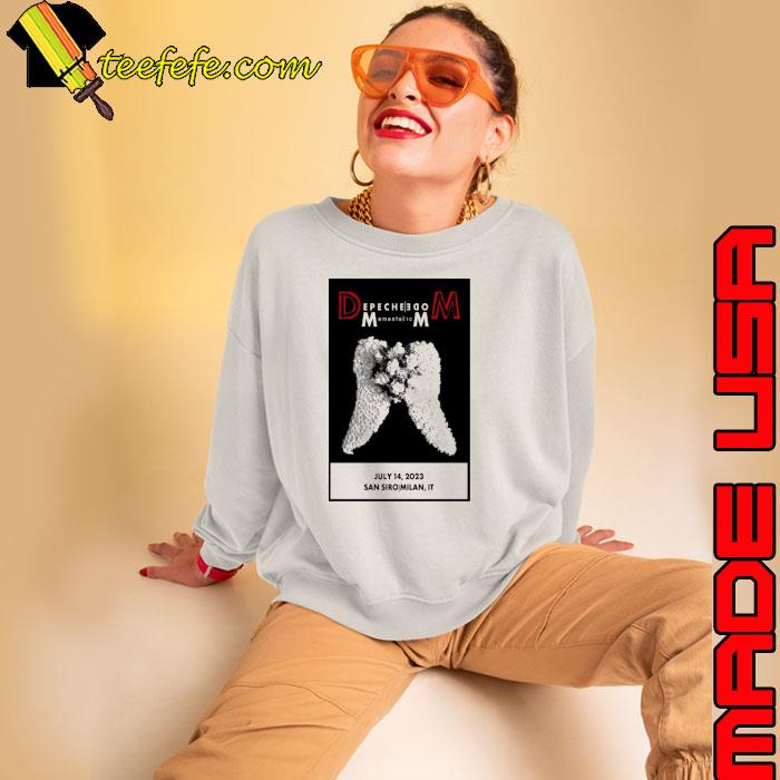 Depeche mode july 14 2023 san siro milan Italy poster s Sweatshirt Depeche mode july 14 2023 san siro milan Italy poster s Sweatshirt