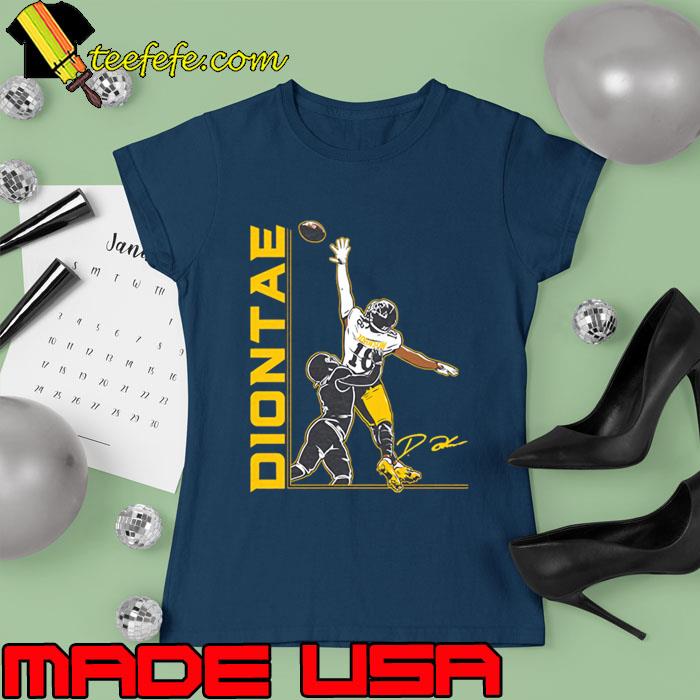 Diontae Johnson One Hand Signature American Football Pittsburgh Steelers T-Shirt Ladies tee Diontae Johnson One Hand Signature American Football Pittsburgh Steelers T-Shirt Ladies tee