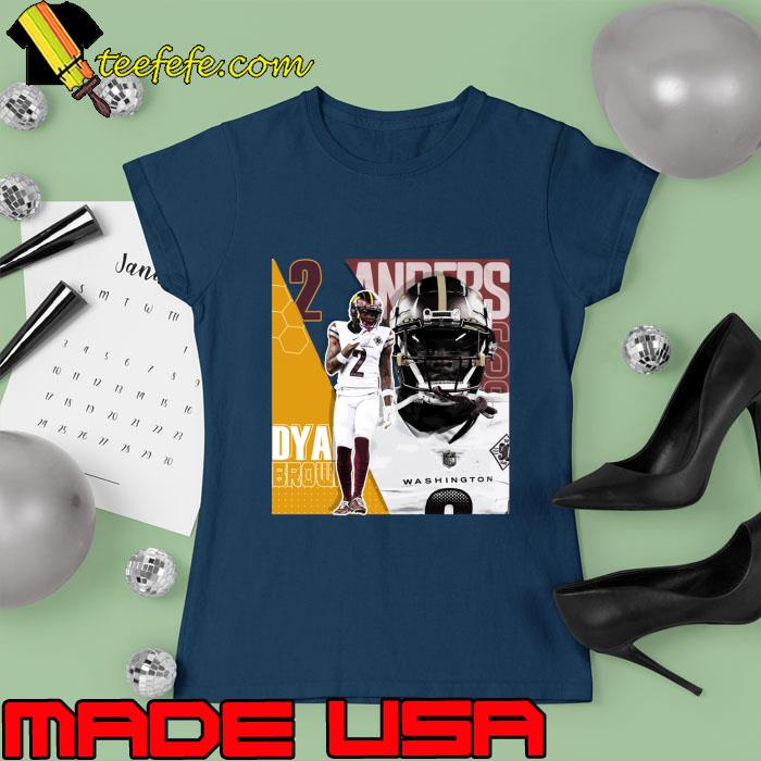 Dyami Brown Football Design Poster Commanders T-Shirt Ladies tee Dyami Brown Football Design Poster Commanders T-Shirt Ladies tee