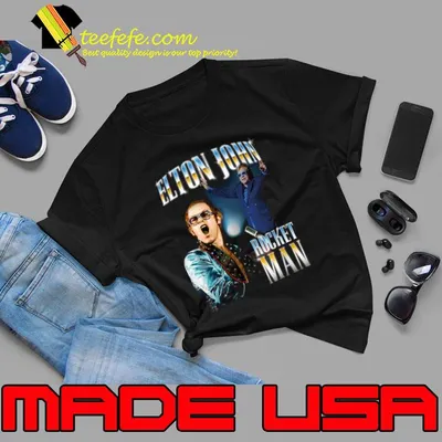 Elton John Rocket Man A British Singer Composer 1947 T-Shirt
