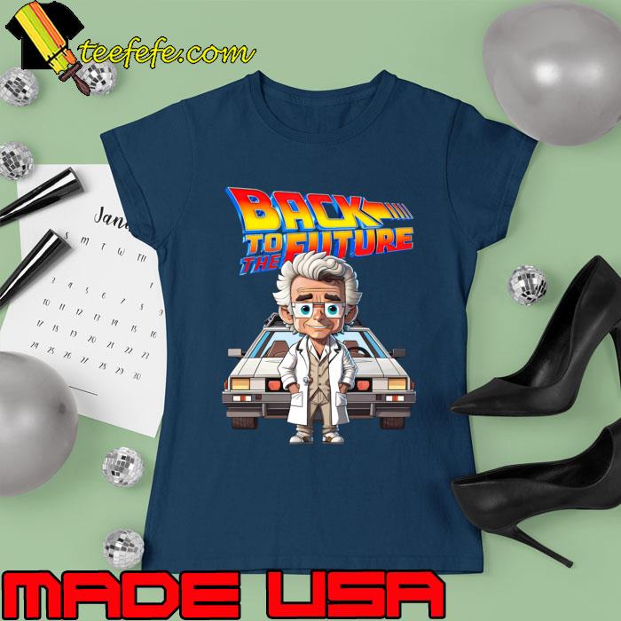 Emmett Back To The Future T-Shirt Ladies tee Emmett Back To The Future T-Shirt Ladies tee