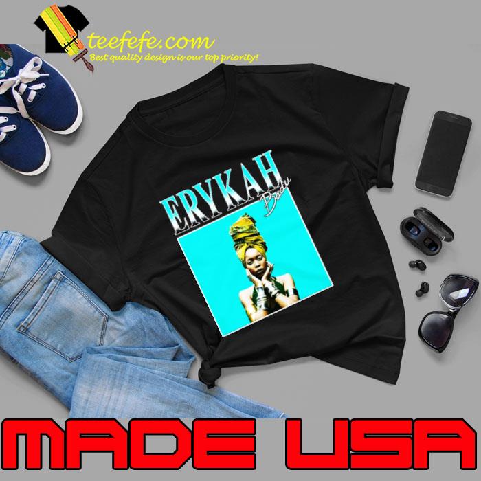 Erykah Badu Legend singer songwriter signature T-Shirt