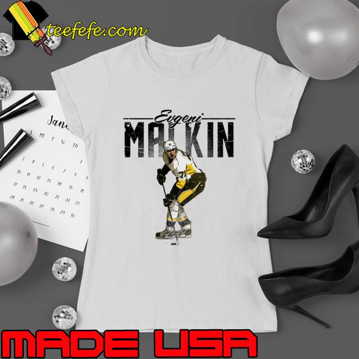 Evgeni Malkin Player A Russian For Pittsburgh Penguins NHL Retro T-Shirt Ladies tee Evgeni Malkin Player A Russian For Pittsburgh Penguins NHL Retro T-Shirt Ladies tee