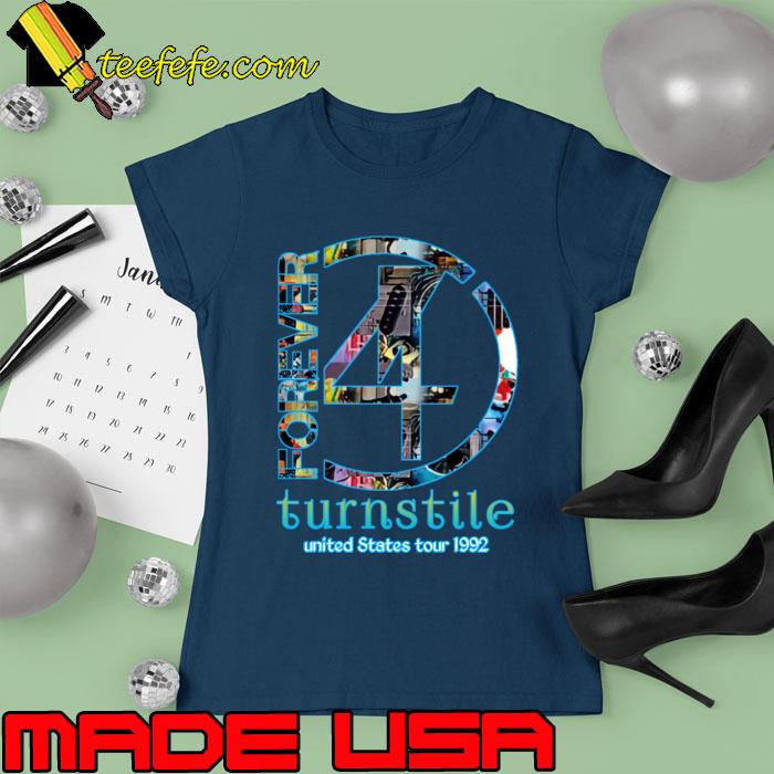 Forever Turnstile united states tour 1992 T-Shirt Ladies tee Forever Turnstile united states tour 1992 T-Shirt Ladies tee