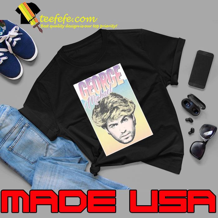 George Michael 1980s Styled Aesthetic T-Shirt George Michael 1980s Styled Aesthetic T-Shirt