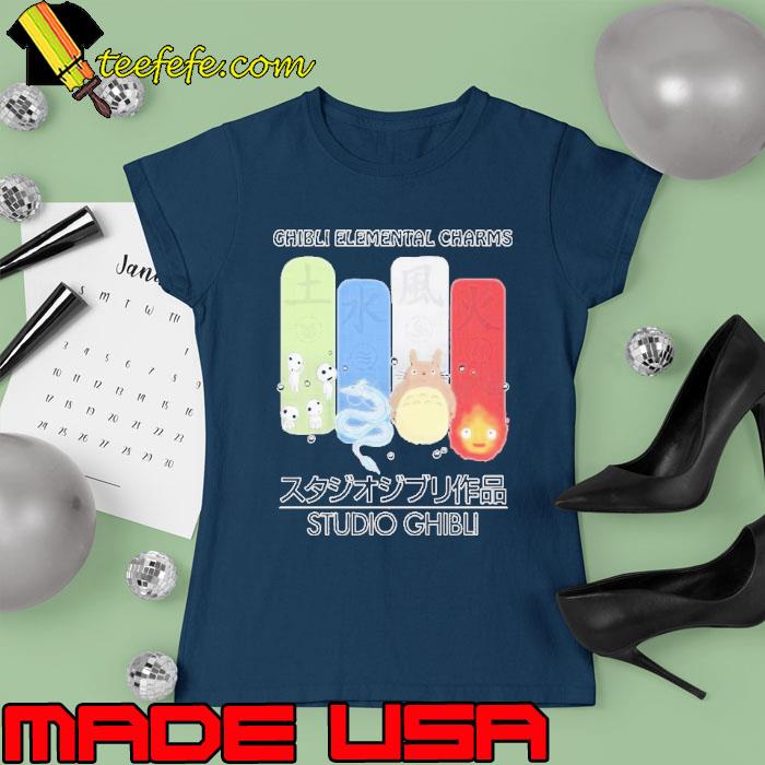 Ghibli elemental charms studio ghibli s Ladies tee Ghibli elemental charms studio ghibli s Ladies tee