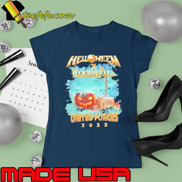 Halloween x hammerfall united forces 2023 pumpkin s Ladies tee Halloween x hammerfall united forces 2023 pumpkin s Ladies tee