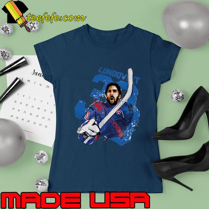 Henrik Lundqvist New York R Smash Hockey League T-Shirt Ladies tee Henrik Lundqvist New York R Smash Hockey League T-Shirt Ladies tee