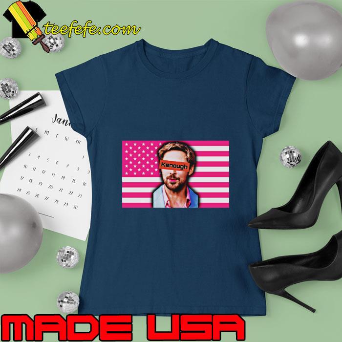 I am Kenough American Pink Usa Flag T-Shirt Ladies tee I am Kenough American Pink Usa Flag T-Shirt Ladies tee
