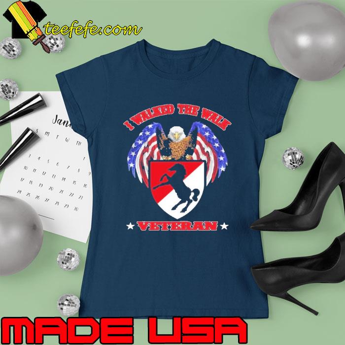 I walked the walk veteran eagle american flag s Ladies tee I walked the walk veteran eagle american flag s Ladies tee