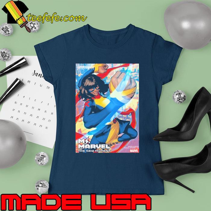 Iman vellanI ms Marvel comic series ms Marvel the new mutant poster s Ladies tee Iman vellanI ms Marvel comic series ms Marvel the new mutant poster s Ladies tee