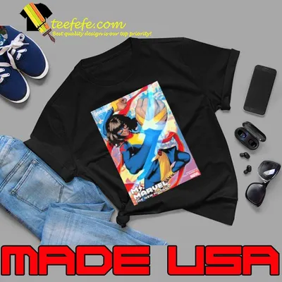 Iman vellanI ms Marvel comic series ms Marvel the new mutant poster shirt