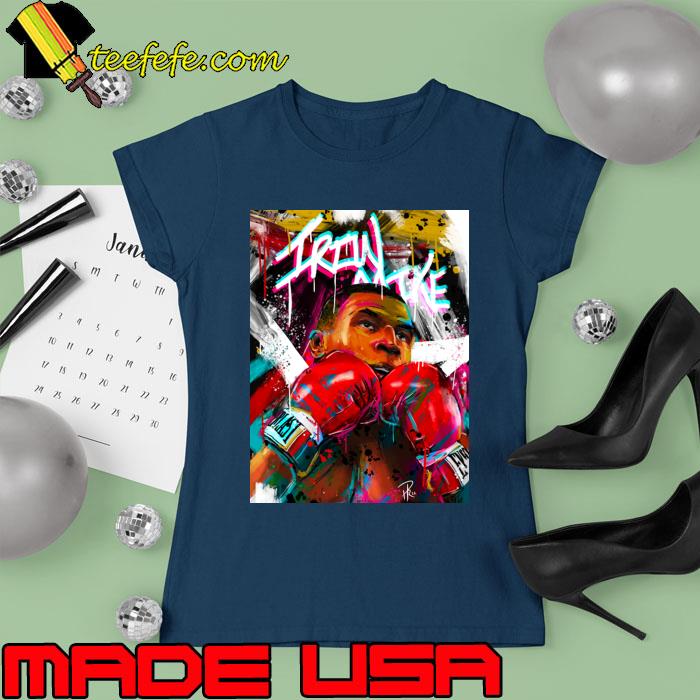 Iron mike tyson an american professional boxer retro signature T-Shirt Ladies tee Iron mike tyson an american professional boxer retro signature T-Shirt Ladies tee