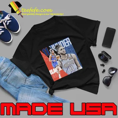 Isaiah Joe Basketball Design Poster Thunder T-Shirt