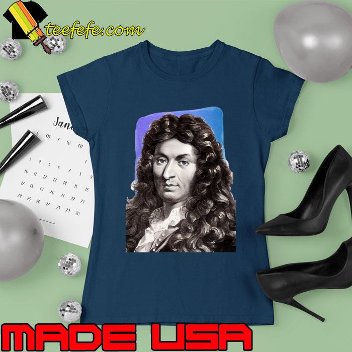 Italian French Composer Jean-Baptiste Lully illustration T-Shirt Ladies tee Italian French Composer Jean-Baptiste Lully illustration T-Shirt Ladies tee