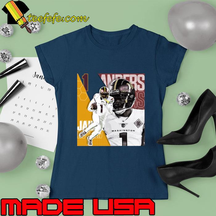Jahan Dotson Football Design Poster Commanders T-Shirt Ladies tee Jahan Dotson Football Design Poster Commanders T-Shirt Ladies tee