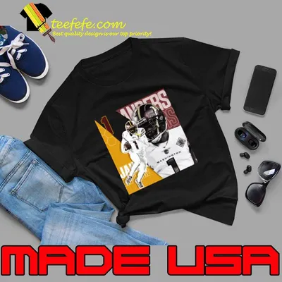 Jahan Dotson Football Design Poster Commanders T-Shirt
