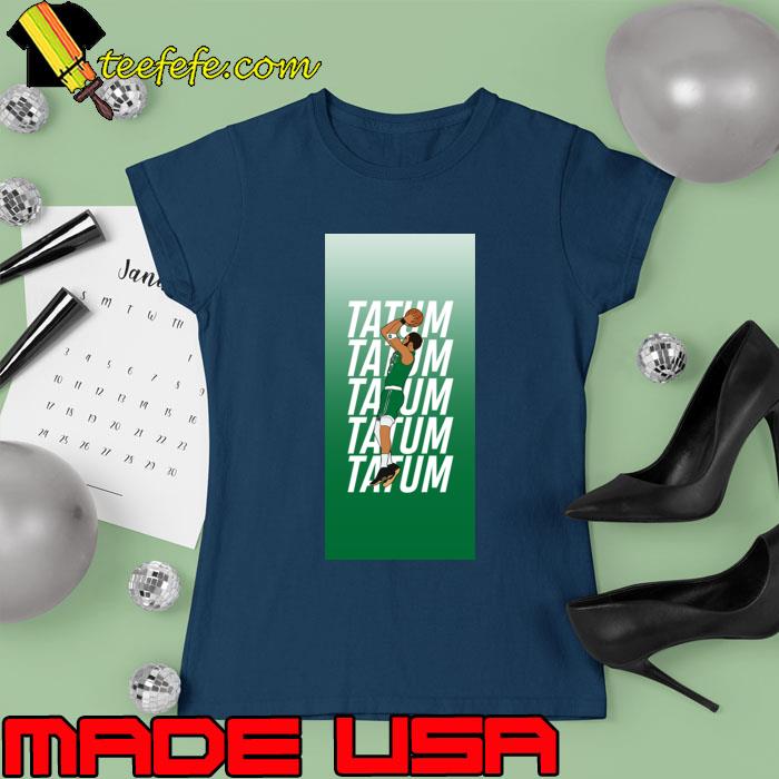 Jayson Tatum Gradient An American basketball Boston Celtics T-Shirt Ladies tee Jayson Tatum Gradient An American basketball Boston Celtics T-Shirt Ladies tee