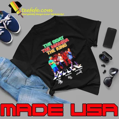 John Cena The Goat Roman Reigns The Mamba and Dwayne Johnson abbey road signatures shirt