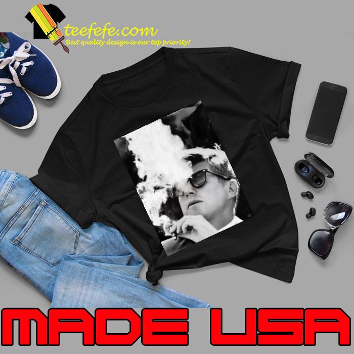 John F Kennedy Cigar and Sunglasses T-Shirt