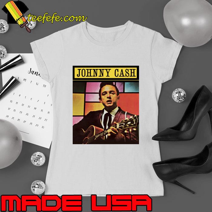 Johnny Cash American country singer-songwriter play guitar united states air force T-Shirt Ladies tee Johnny Cash American country singer-songwriter play guitar united states air force T-Shirt Ladies tee