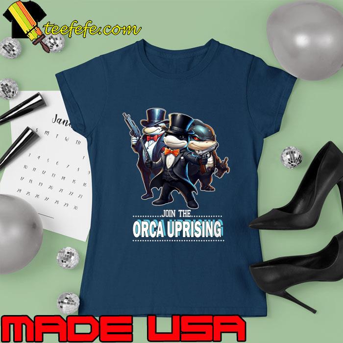Join the Orca Uprising - Empowering Orca Conservation T-Shirt Ladies tee Join the Orca Uprising - Empowering Orca Conservation T-Shirt Ladies tee